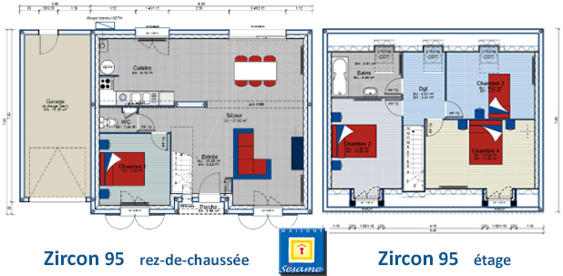 plan maison zircon