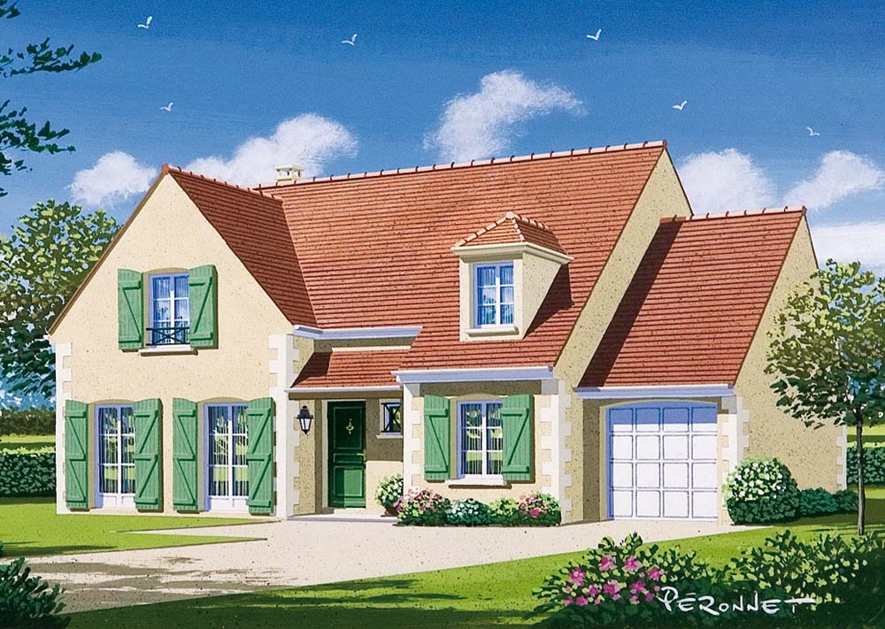 Modèle de maison de MAISON EN LIGNE
