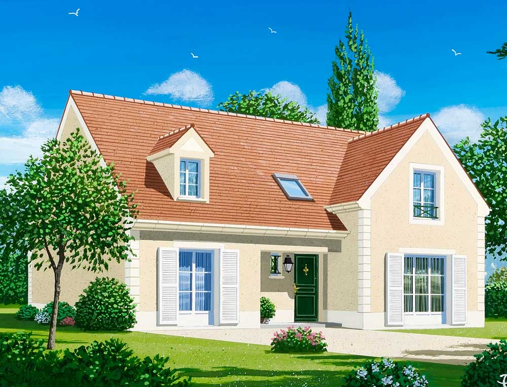 Modèle de maison de MAISON EN LIGNE