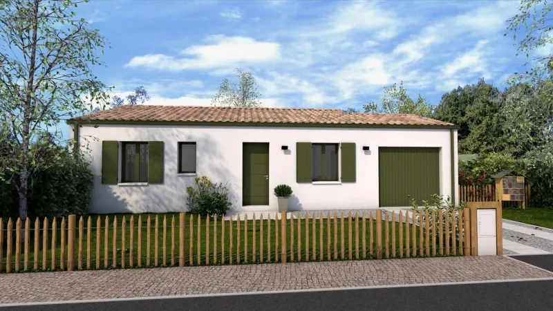 Maison neuve à Saint-Georges-du-Bois