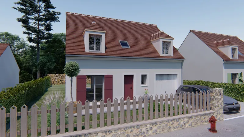 Maison neuve à Ognes