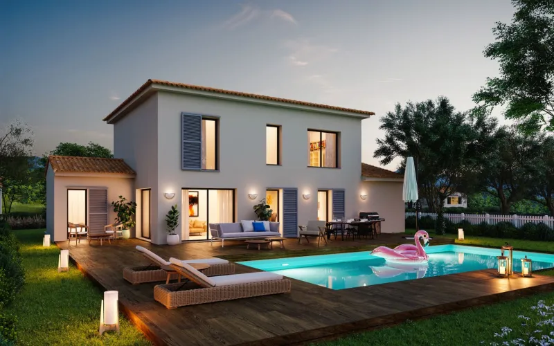 Maison neuve à Saint-Cyr-sur-Mer