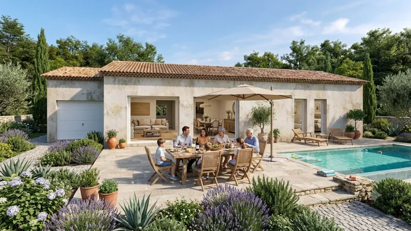 Maison neuve à Garéoult