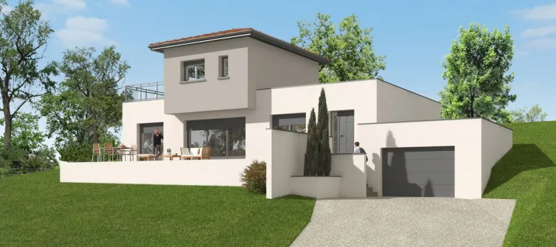 Maison neuve à Vabre