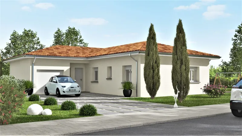 Maison neuve à Haux