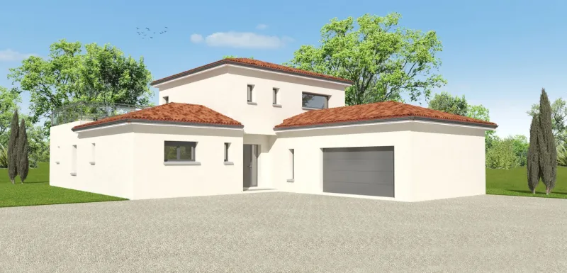 Maison neuve à Garde