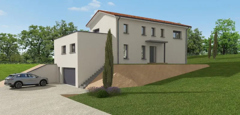 Maison neuve à Giroussens