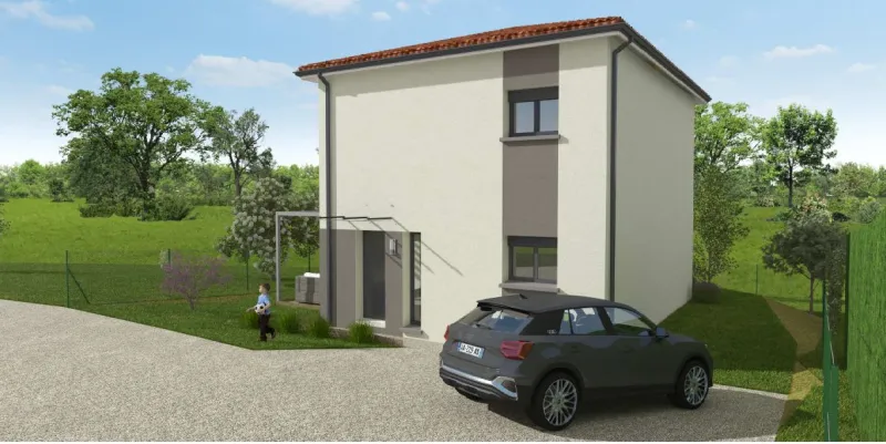 Maison neuve à Beaumont-sur-Lèze