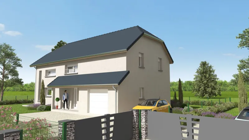 Maison neuve à Saint-Mamet