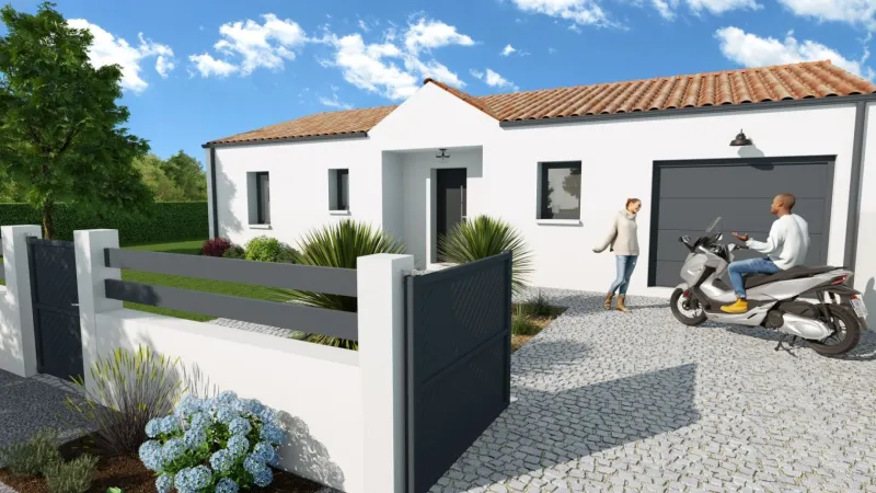 Maison neuve à La Rochénard