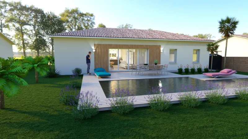 Maison neuve à Salles