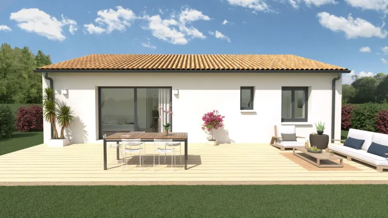 Maison neuve à La Sauve