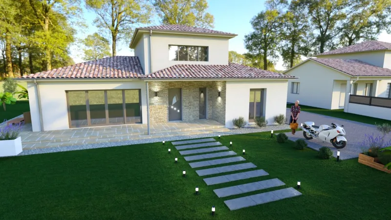 Maison neuve à Croignon