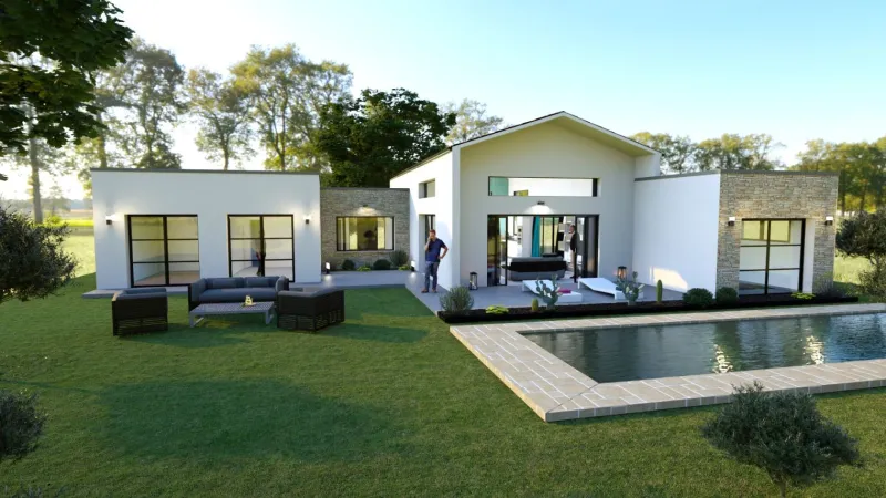 Maison neuve à Salles