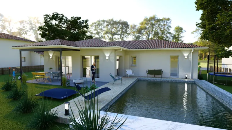 Maison neuve à Saint-Laurent-Médoc