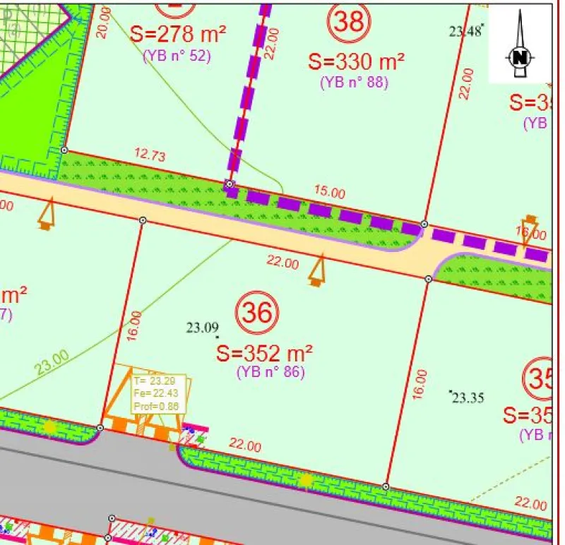 Terrain à bâtir à Surgères