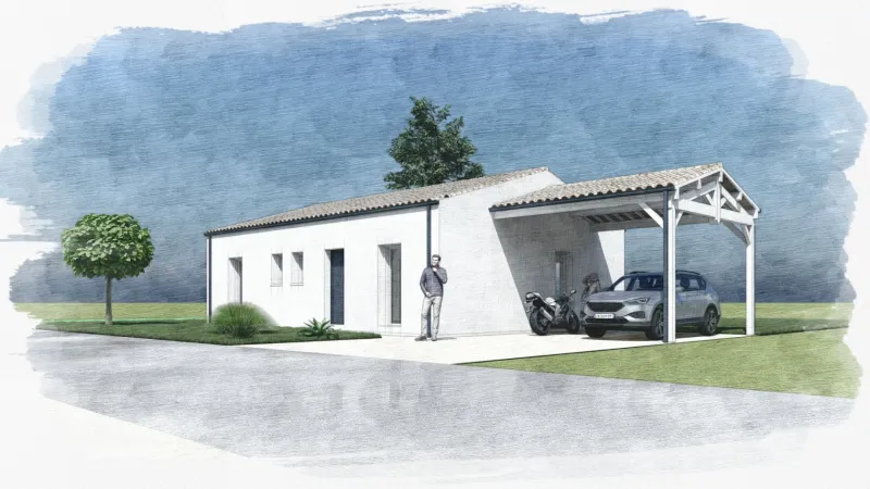 Maison neuve à Fontcouverte