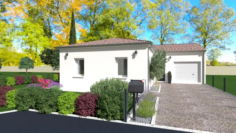 LISA-2CH70-sismique, modèle de maison Maisons Chantal B