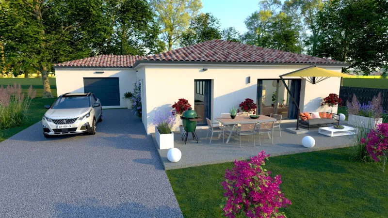 Maison neuve à Mornac