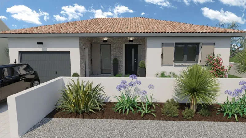 Maison neuve à Péré