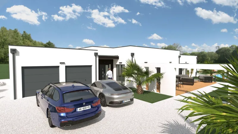 Maison neuve à Mathes