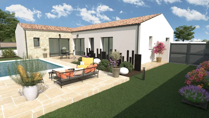 Maison neuve à Bois