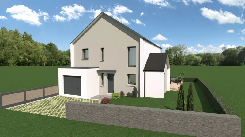 Maison neuve à Langan