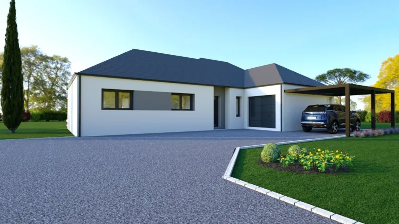 Gelinotte 4ch 115, modèle de maison Maisons Françaises Bretonnes