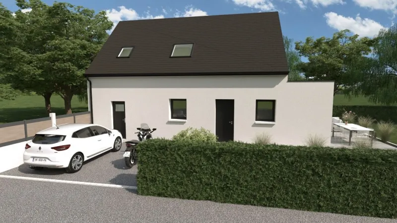 Maison neuve à Langan