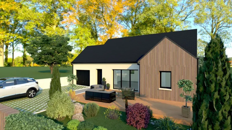 Maison neuve à Tinténiac