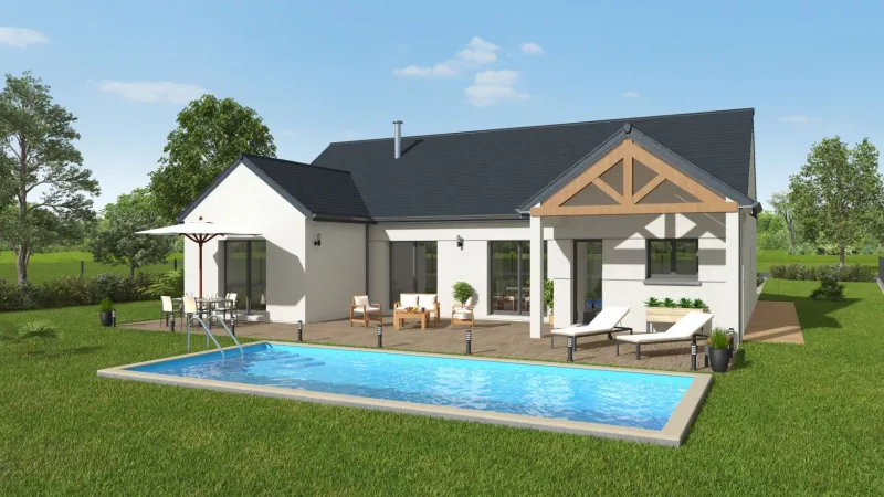 Maison neuve à Pleugueneuc