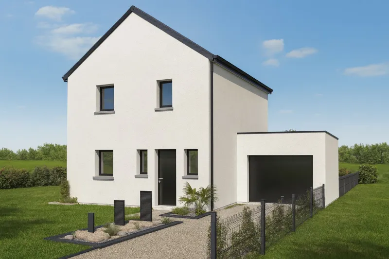 Maison neuve à Lécousse