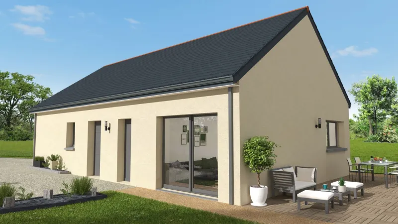 Maison neuve à Lécousse