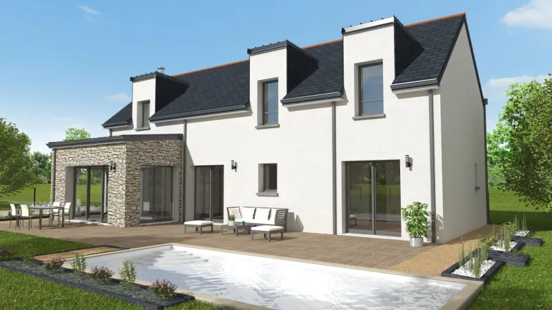 Maison neuve à La Chapelle-des-Fougeretz