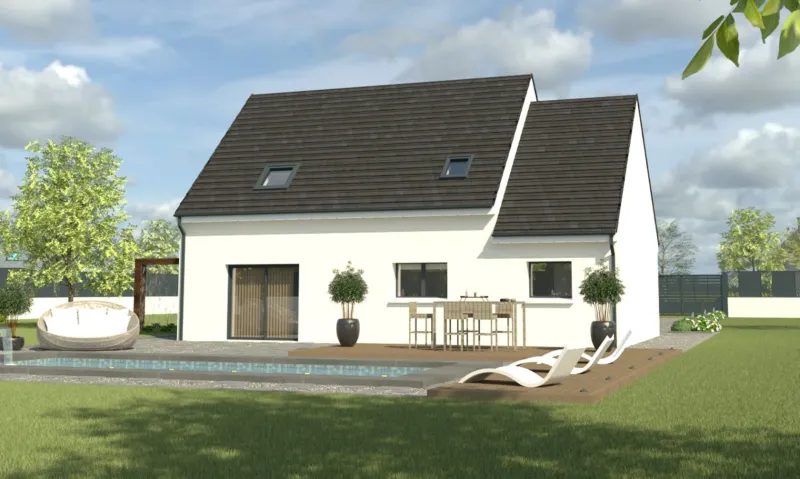 Compiegne 4ch120, modèle de maison Maisons Françaises Grand Paris