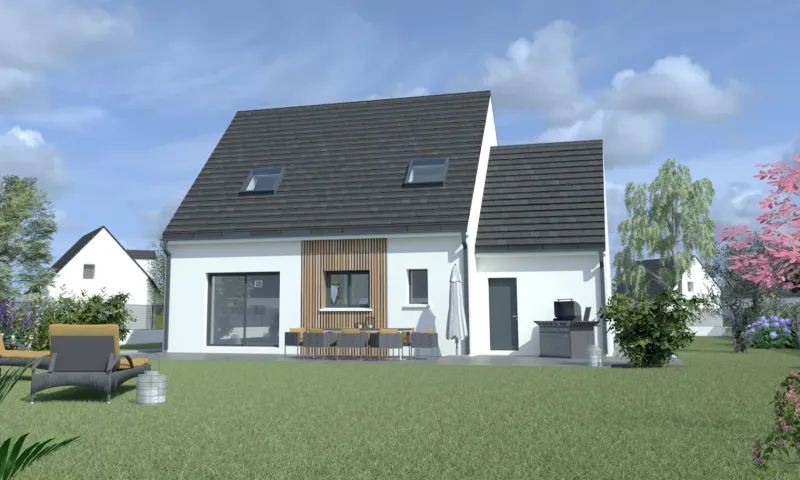 Oise 4ch110, modèle de maison Maisons Françaises Grand Paris