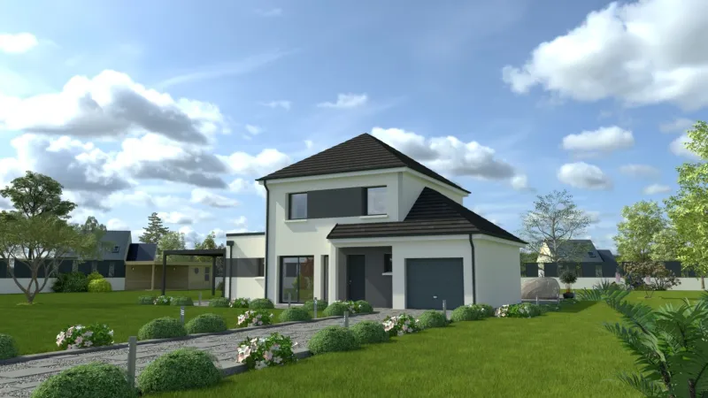 Maison neuve à Descartes