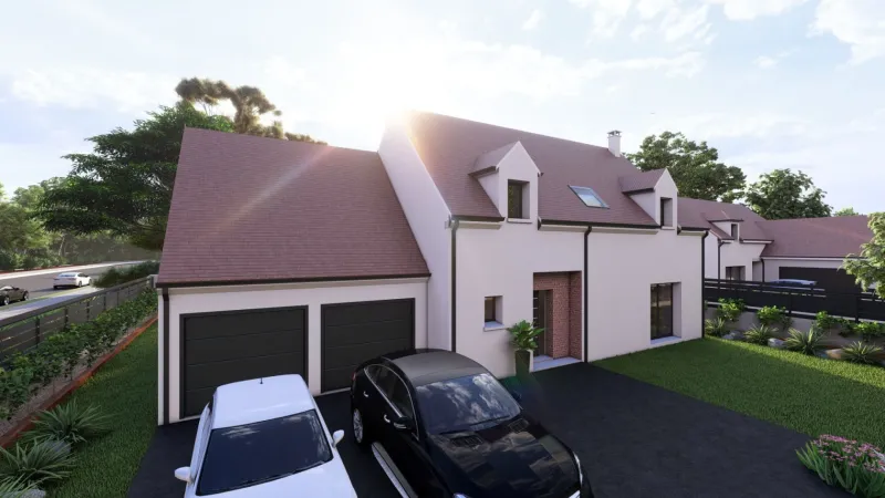 Maison neuve à Fossé
