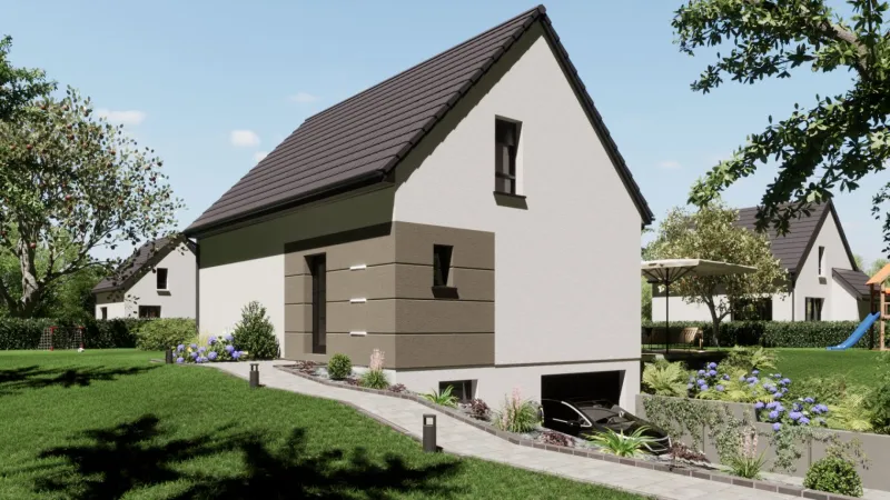 Maison neuve à Hochstatt