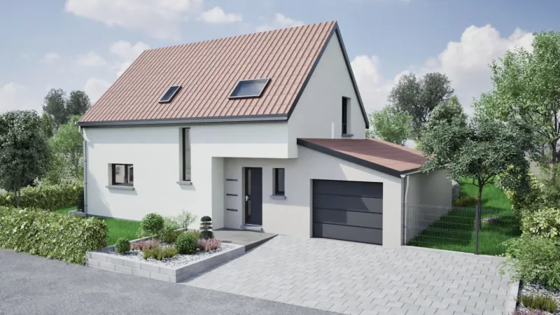 Maison neuve à Scharrachbergheim-Irmstett
