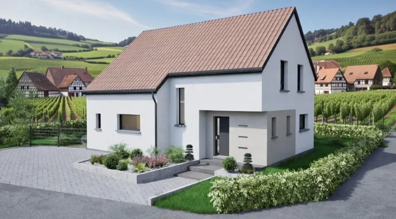 Maison neuve à Lampertsloch