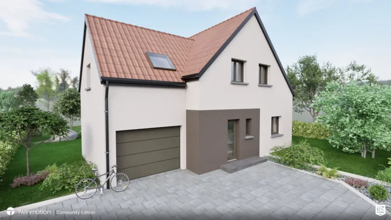 Maison neuve à Châtenois
