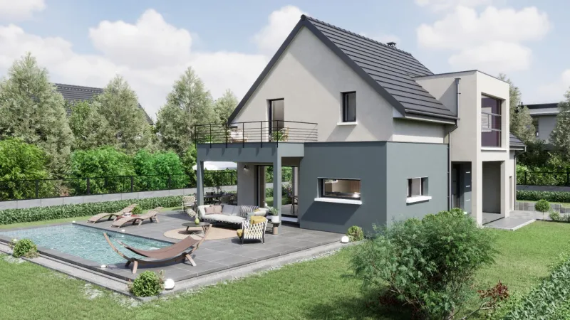 Maison neuve à Ittenheim