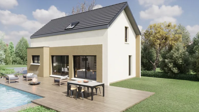 Maison neuve à Soultz-Haut-Rhin