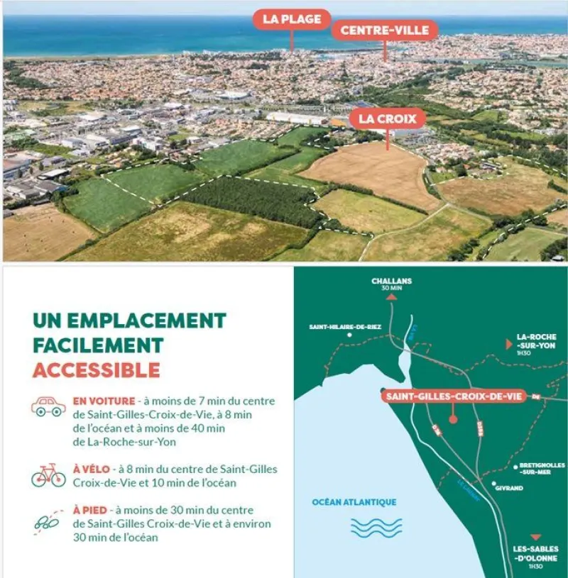 Terrain à bâtir à Saint-Gilles-Croix-de-Vie