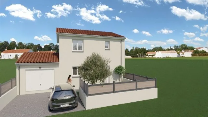 Maison neuve à Arras-sur-Rhone