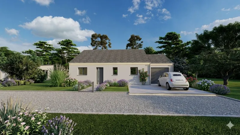Jaspe-2ch75, modèle de maison MAISONS ADN