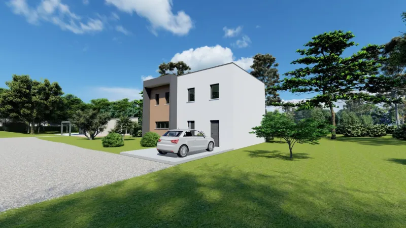 Maison neuve à Saint-Barnabé