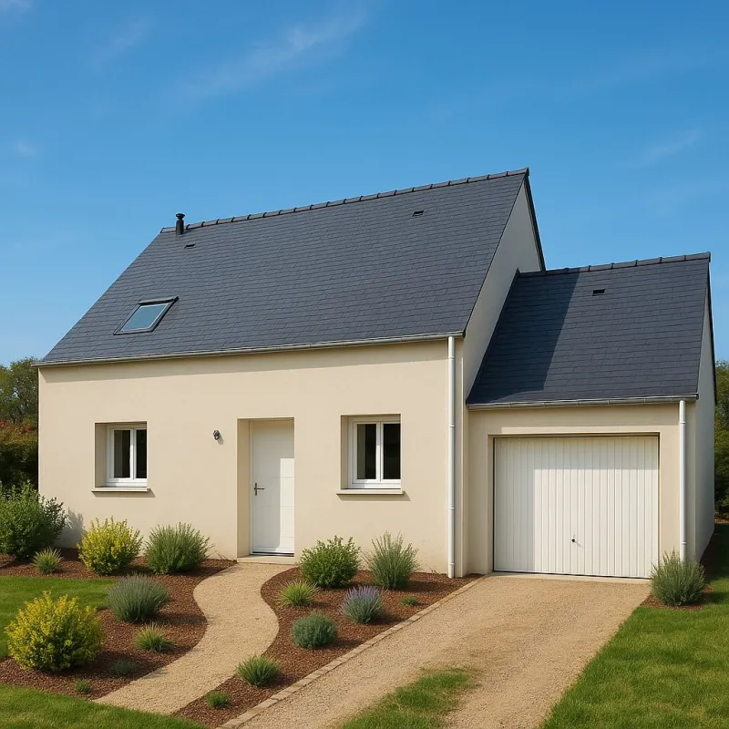 Maison neuve à Guern