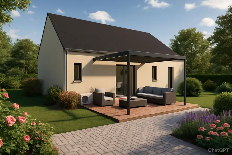Maison neuve à Le Mesnil-en-Vallée